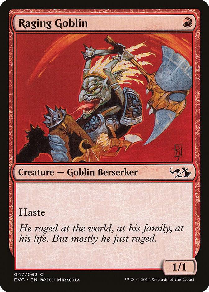 Raging Goblin (47) [Duel Decks: Anthology]