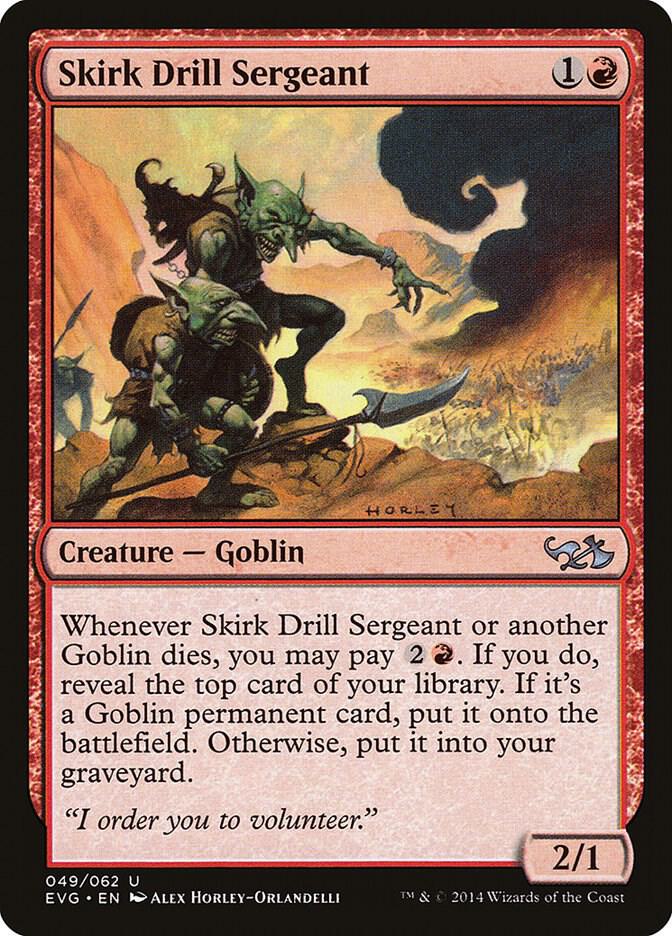Skirk Drill Sergeant (49) [Duel Decks: Anthology]