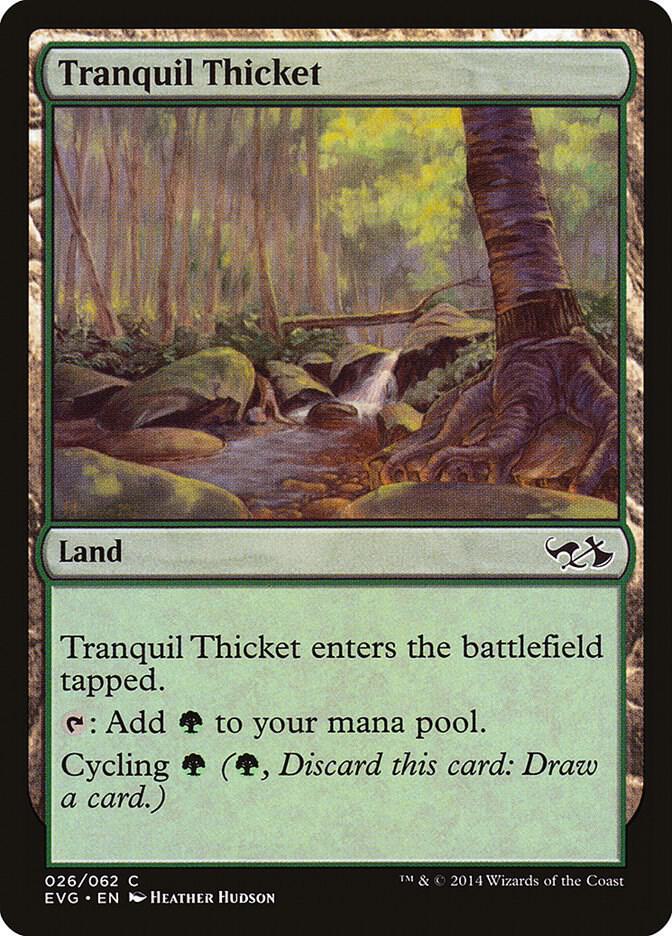 Tranquil Thicket (26) [Duel Decks: Anthology]