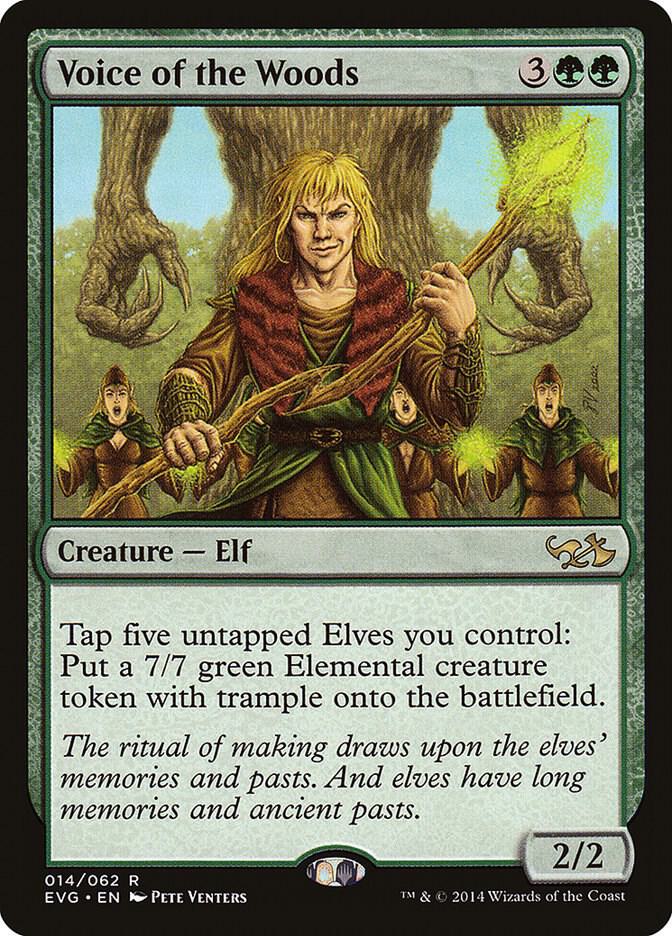 Voice of the Woods (14) [Duel Decks: Anthology]