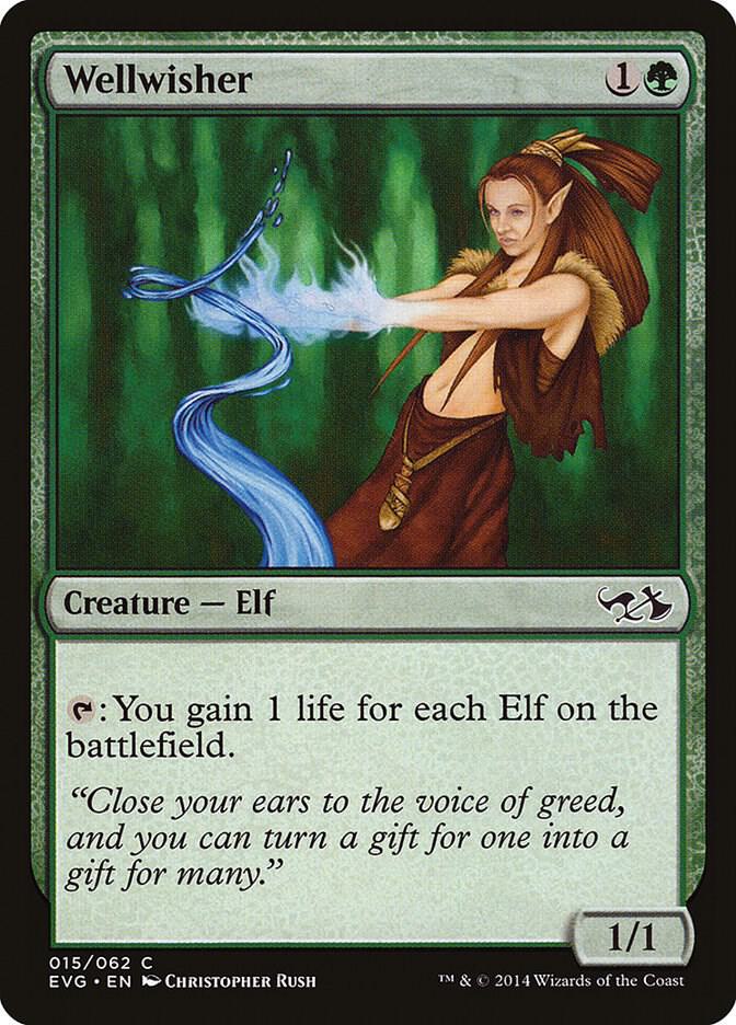 Wellwisher (15) [Duel Decks: Anthology]