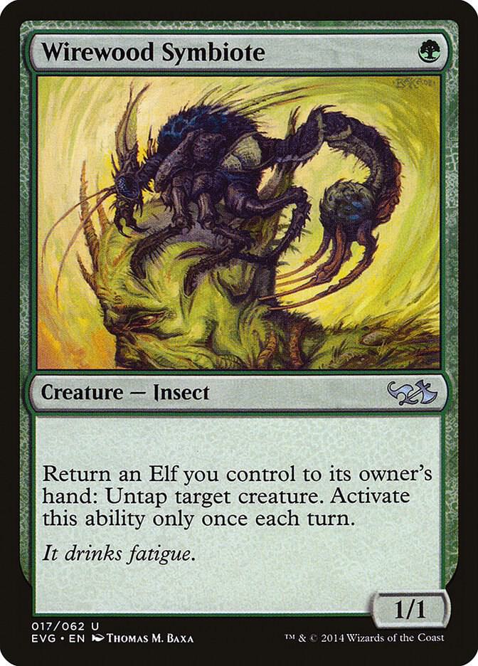 Wirewood Symbiote (17) [Duel Decks: Anthology]
