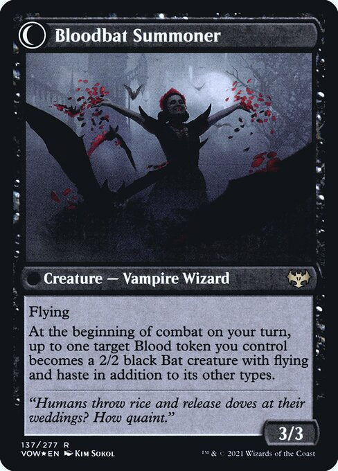Voldaren Bloodcaster (137) [Prerelease Cards] Reverse