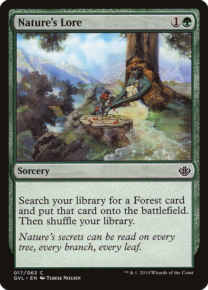 Nature's Lore (17) [Duel Decks: Anthology]