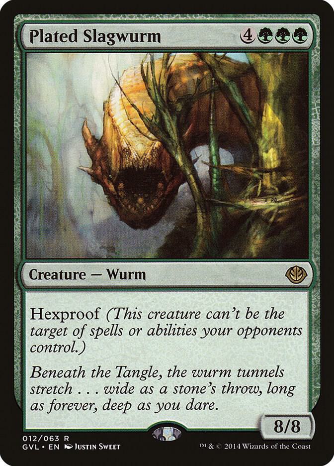 Plated Slagwurm (12) [Duel Decks: Anthology]
