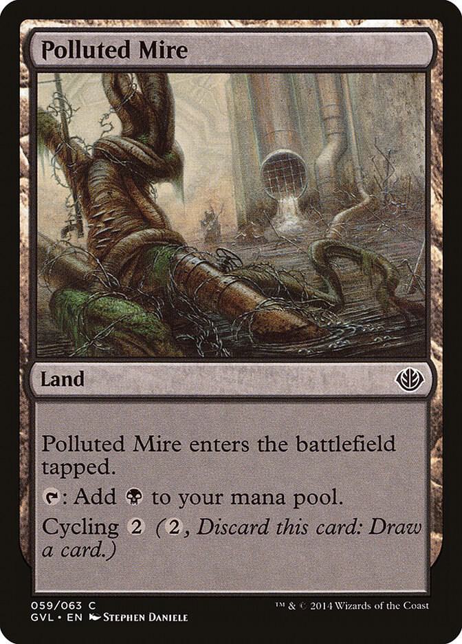 Polluted Mire (59) [Duel Decks: Anthology]