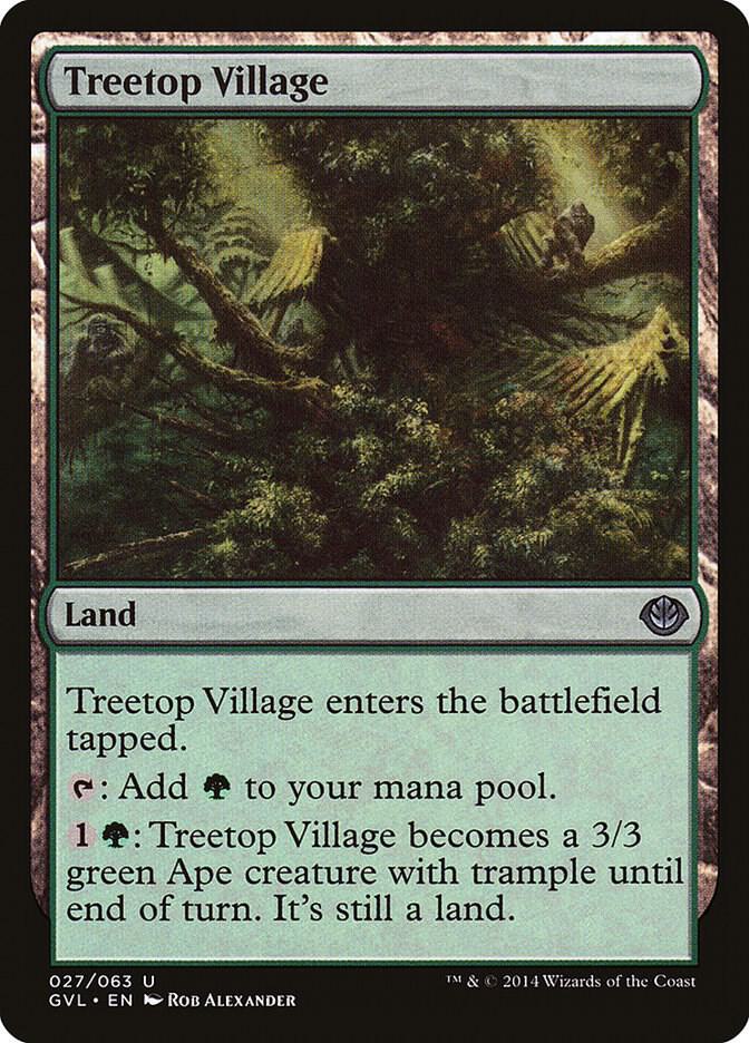 Treetop Village (27) [Duel Decks: Anthology]