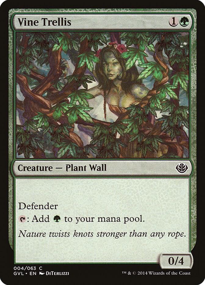 Vine Trellis (4) [Duel Decks: Anthology]