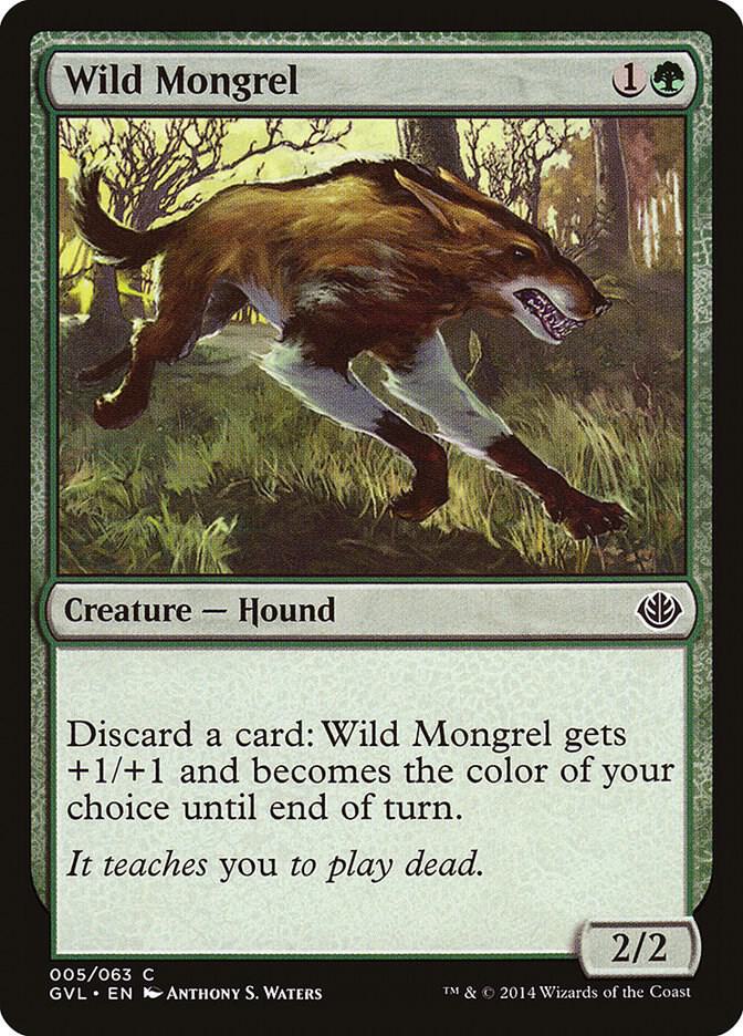 Wild Mongrel (5) [Duel Decks: Anthology]