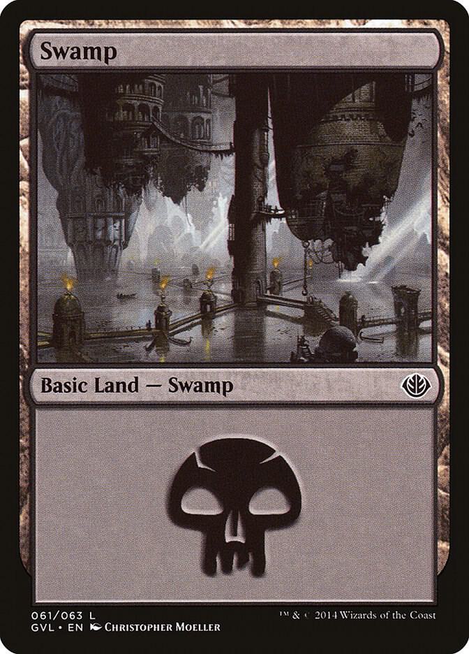 Swamp (061) (GVL) [Duel Decks: Anthology]