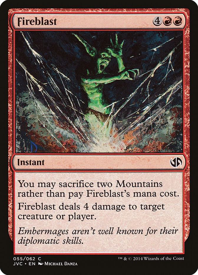 Fireblast (55) [Duel Decks: Anthology]