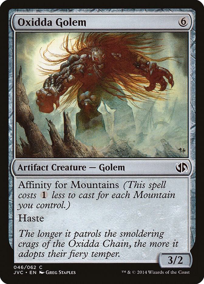 Oxidda Golem (46) [Duel Decks: Anthology]