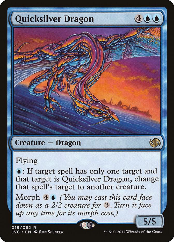 Quicksilver Dragon (19) [Duel Decks: Anthology]