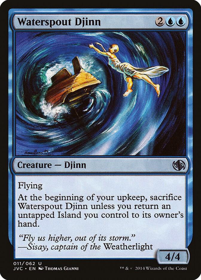 Waterspout Djinn (11) [Duel Decks: Anthology]