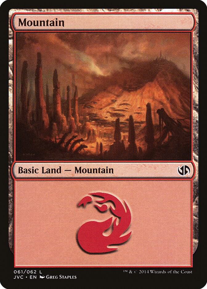 Mountain (061) (JVC) [Duel Decks: Anthology]
