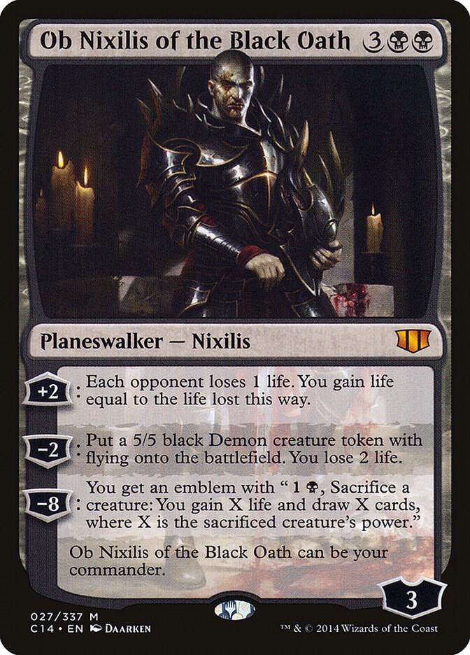 Ob Nixilis of the Black Oath (27) [Commander 2014]
