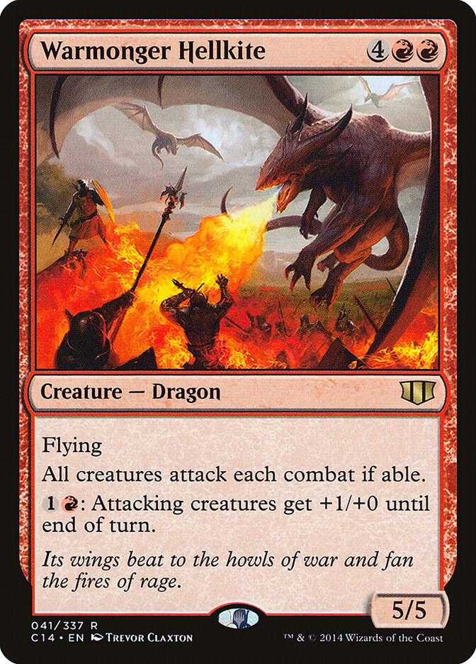 Warmonger Hellkite (41) [Commander 2014]