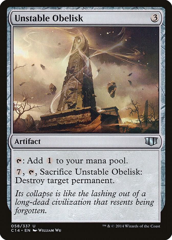 Unstable Obelisk (58) [Commander 2014]