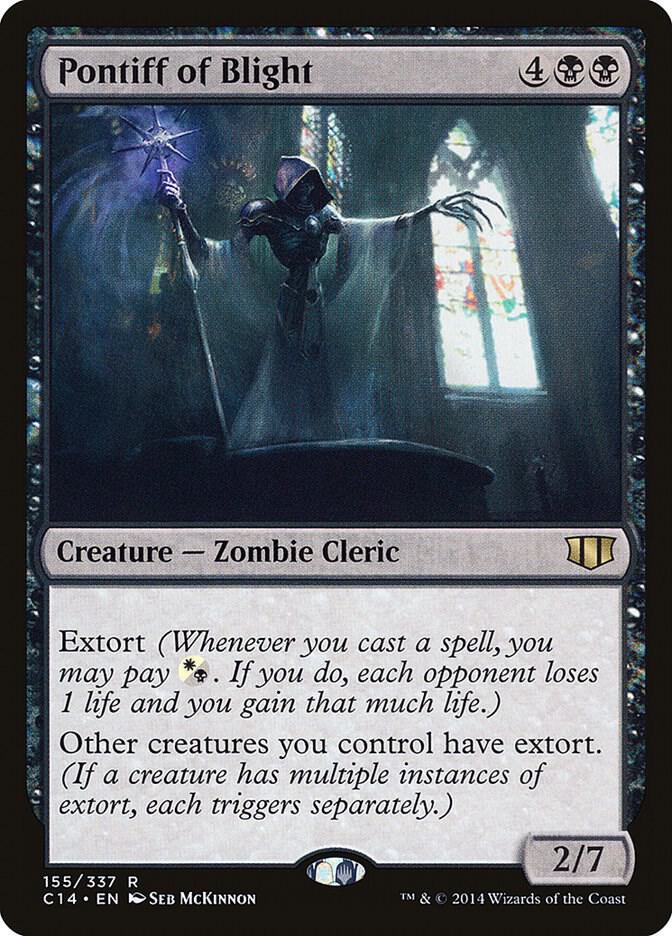 Pontiff of Blight (155) [Commander 2014]