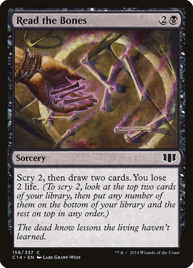 Read the Bones (158) [Commander 2014]