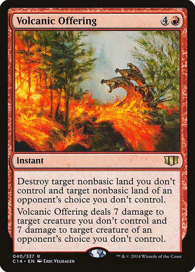 Volcanic Offering (40) [Commander 2014]