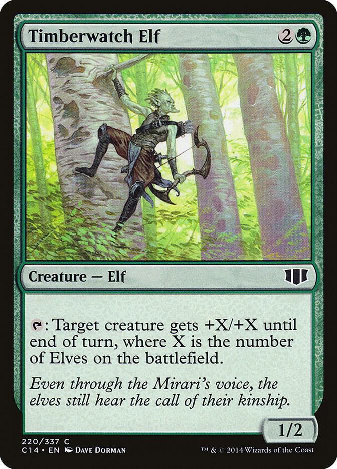 Timberwatch Elf (220) [Commander 2014]