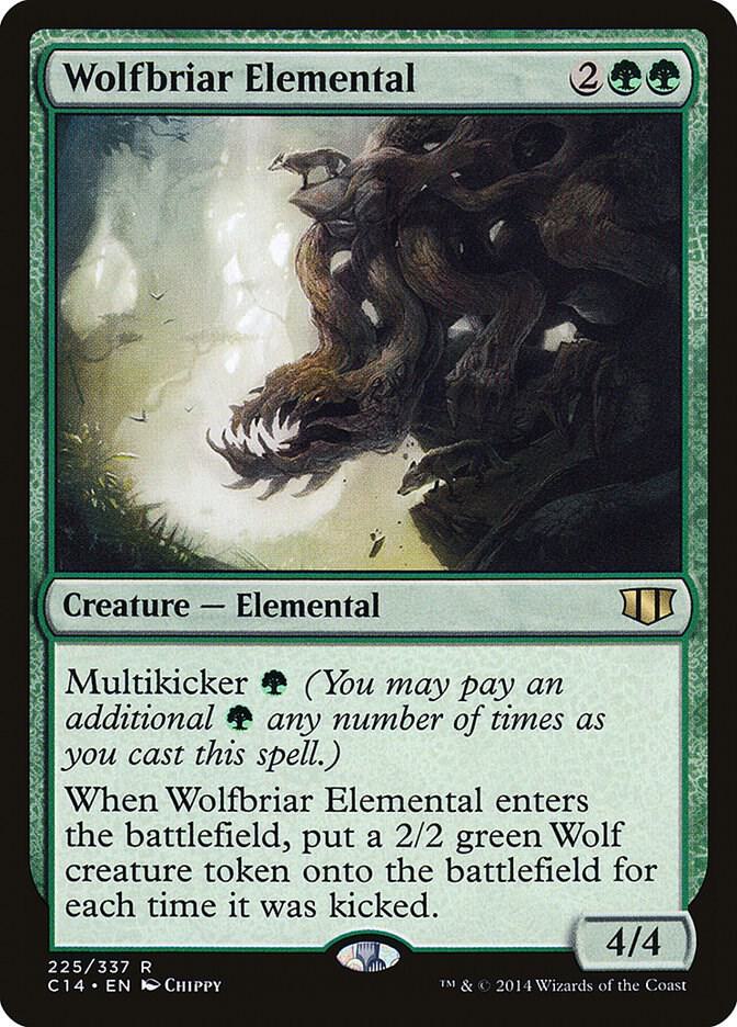 Wolfbriar Elemental (225) [Commander 2014]