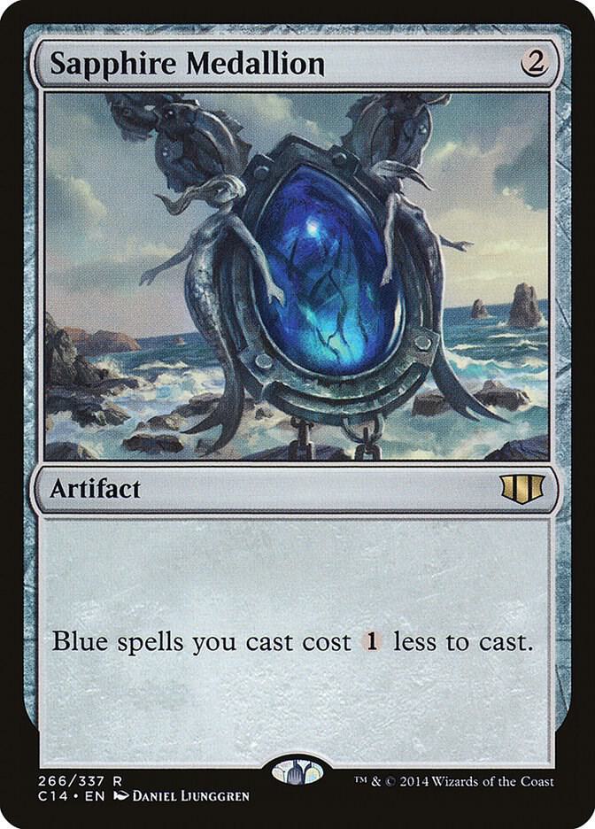 Sapphire Medallion (266) [Commander 2014]