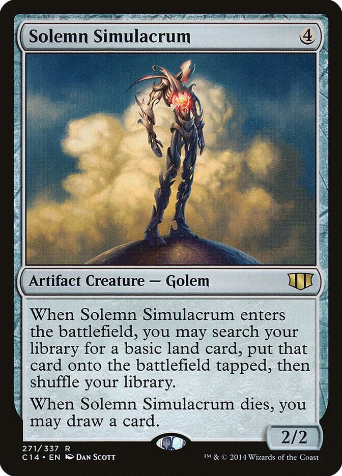 Solemn Simulacrum (271) [Commander 2014]