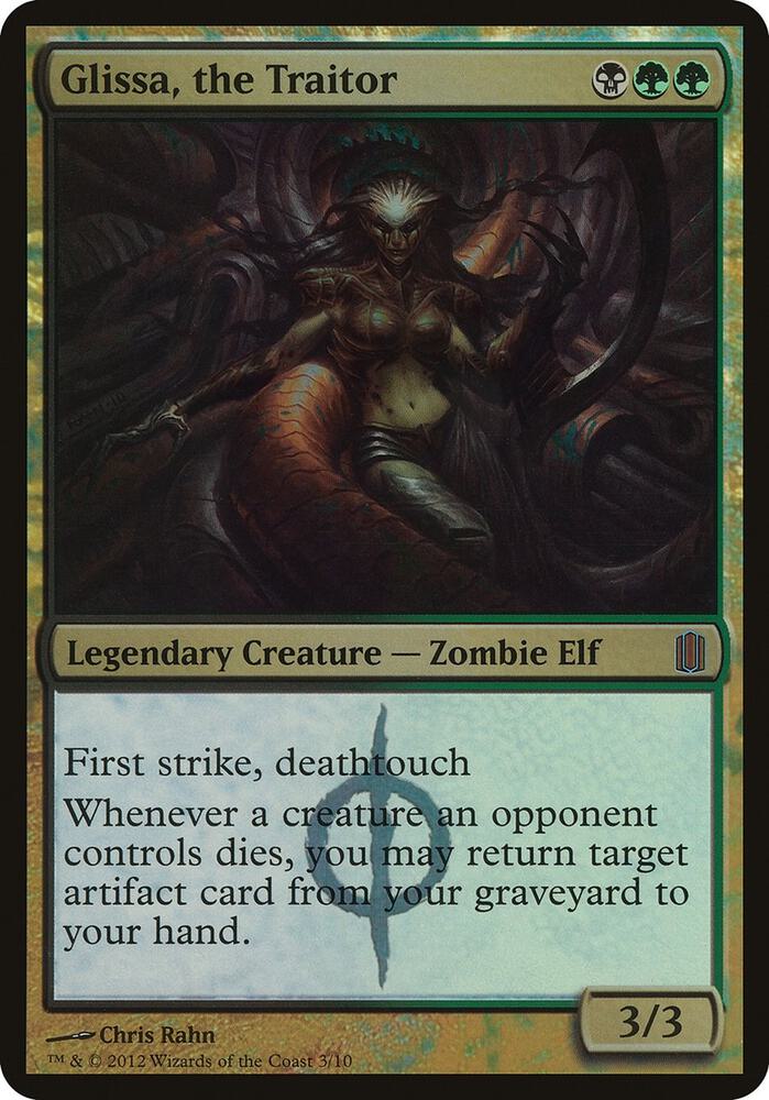Glissa, the Traitor (Commander's Arsenal) [Oversize Cards]