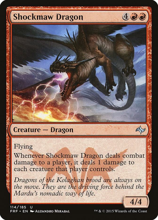 Shockmaw Dragon (114) [Fate Reforged]
