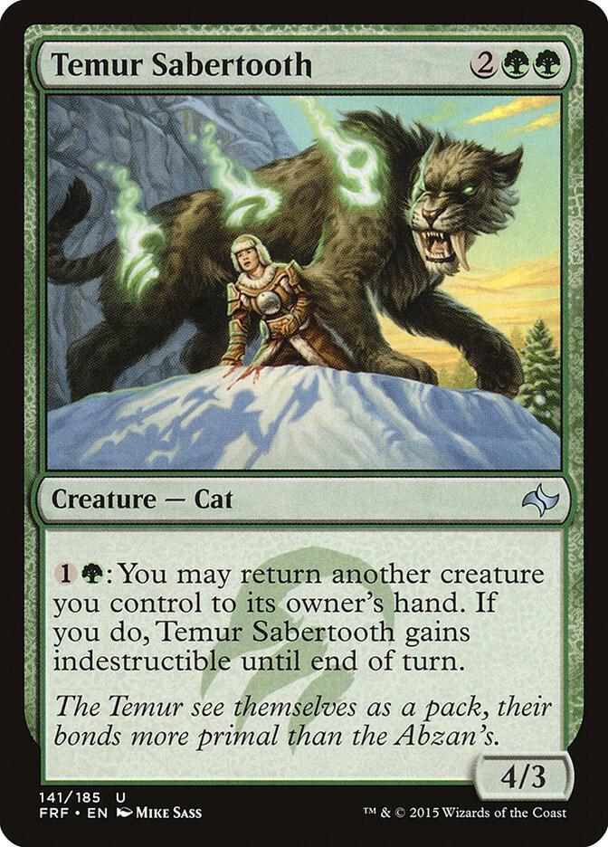 Temur Sabertooth (141) [Fate Reforged]