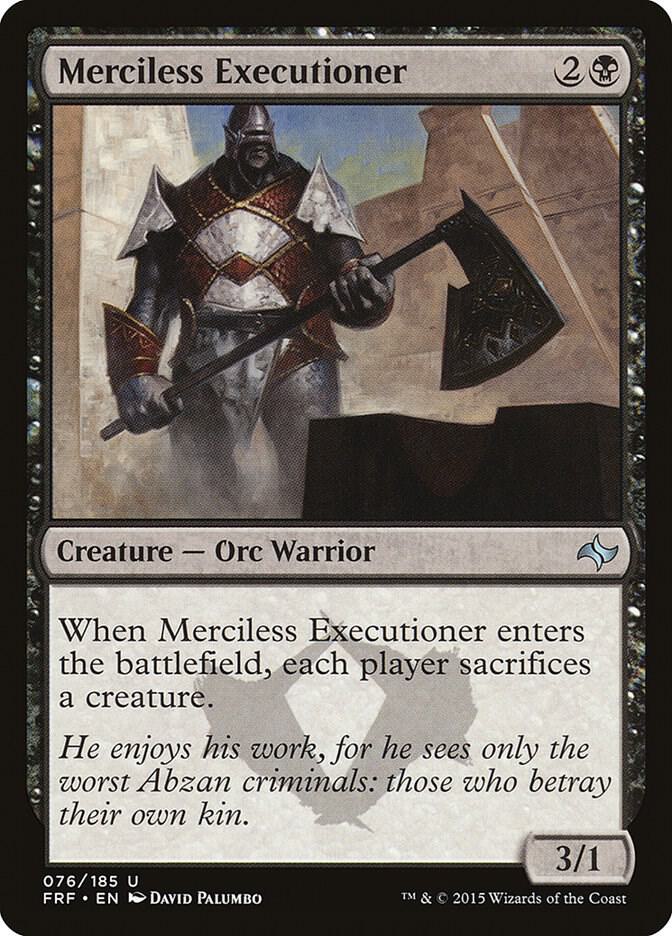 Merciless Executioner (76) [Fate Reforged]