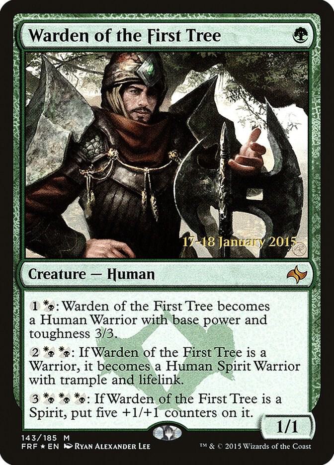 Warden of the First Tree (143) [Prerelease Cards]