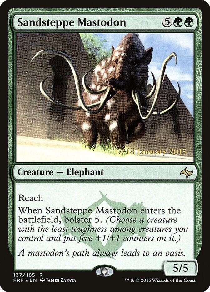 Sandsteppe Mastodon (137) [Prerelease Cards]