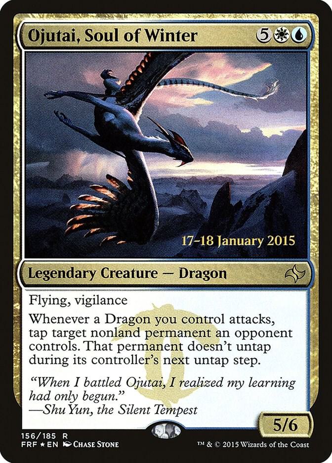 Ojutai, Soul of Winter (156) [Prerelease Cards]