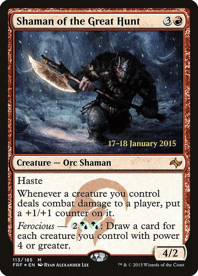 Shaman of the Great Hunt (113) [Prerelease Cards]