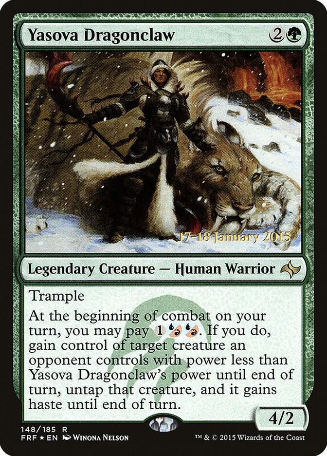 Yasova Dragonclaw (148) [Prerelease Cards]