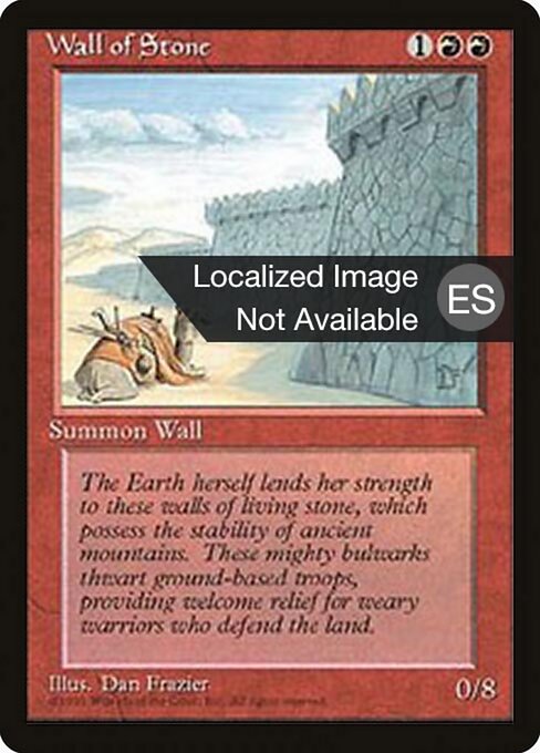 Wall of Stone (231) [Fourth Edition Foreign Black Border]
