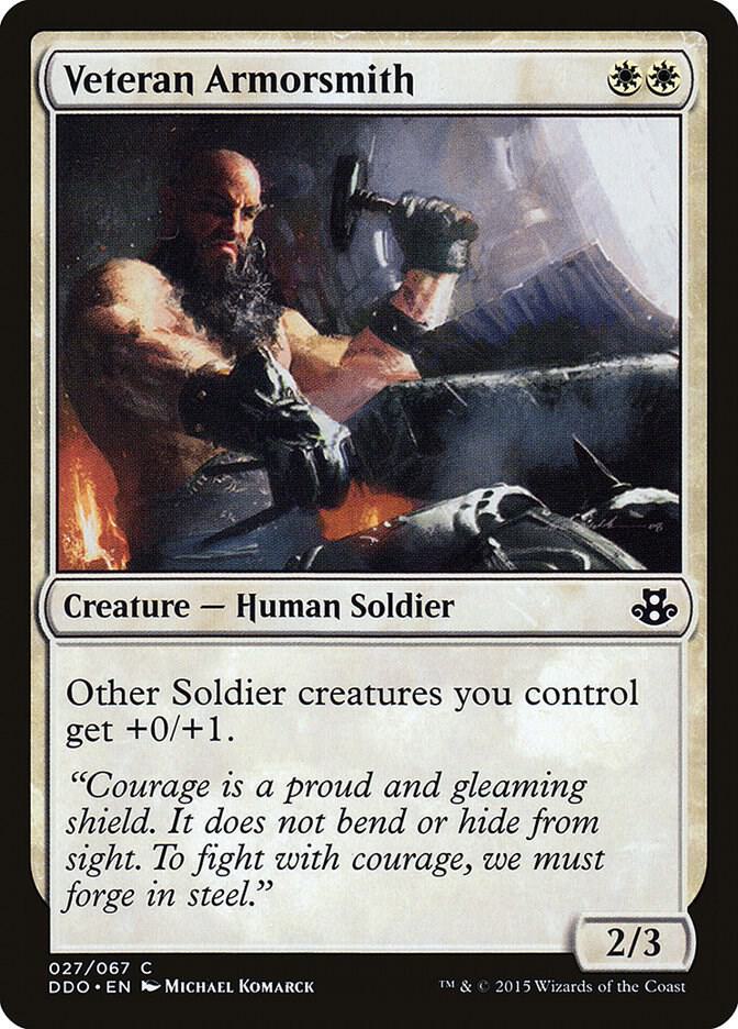 Veteran Armorsmith (27) [Duel Decks: Elspeth vs. Kiora]
