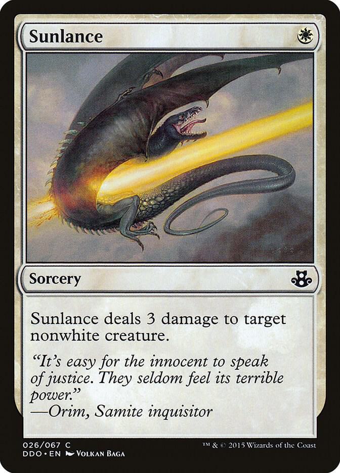 Sunlance (26) [Duel Decks: Elspeth vs. Kiora]