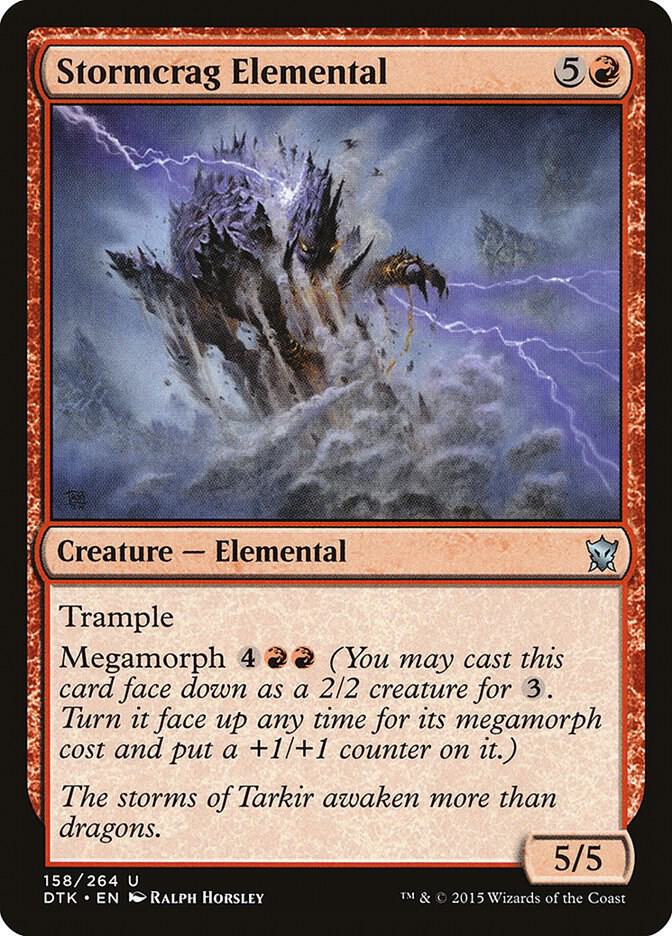 Stormcrag Elemental (158) [Dragons of Tarkir]