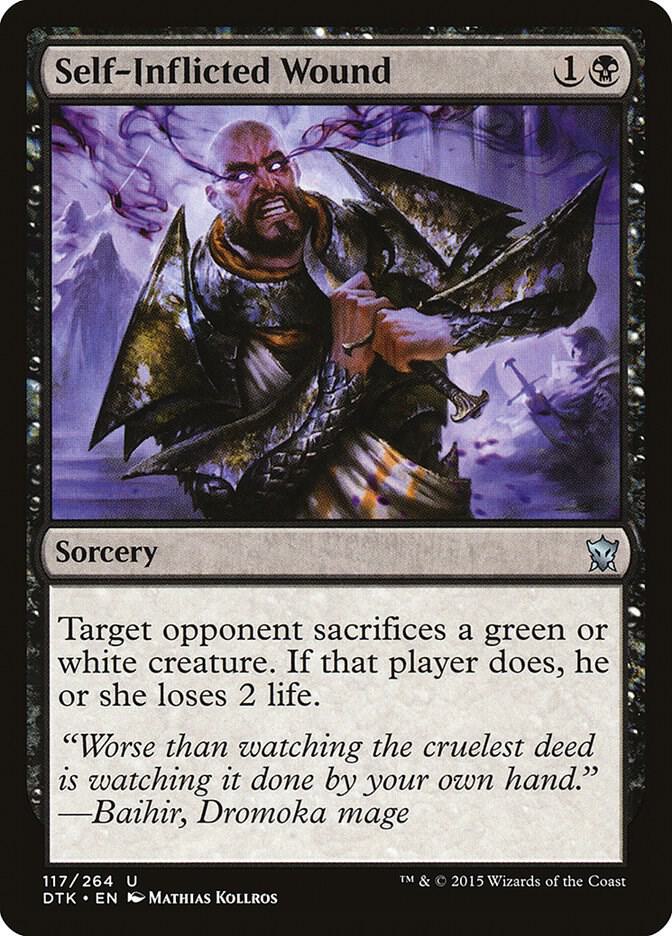 Self-Inflicted Wound (117) [Dragons of Tarkir]