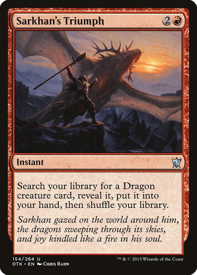 Sarkhan's Triumph (154) [Dragons of Tarkir]