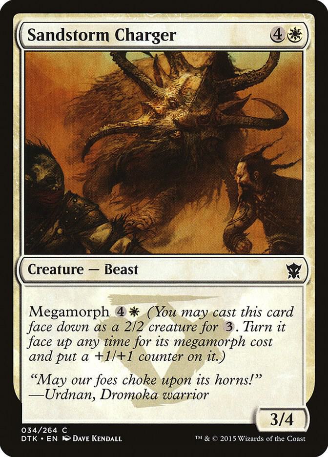 Sandstorm Charger (34) [Dragons of Tarkir]