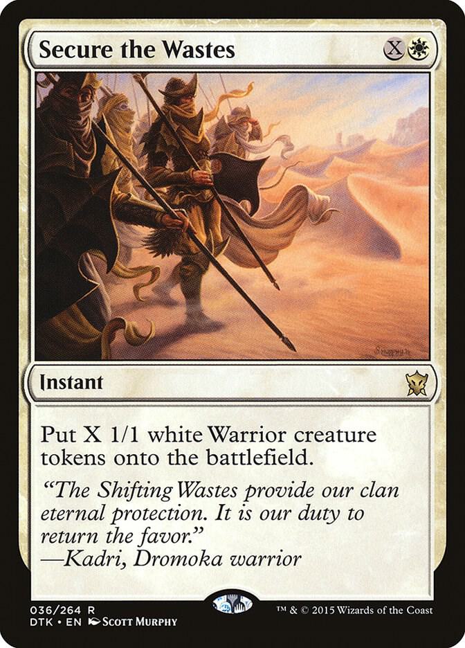 Secure the Wastes (36) [Dragons of Tarkir]