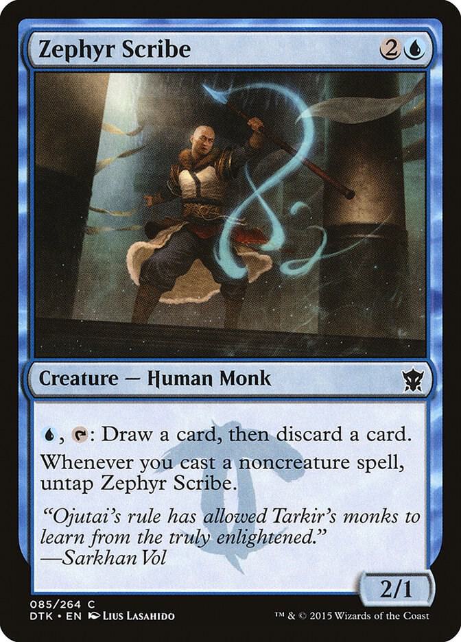 Zephyr Scribe (85) [Dragons of Tarkir]