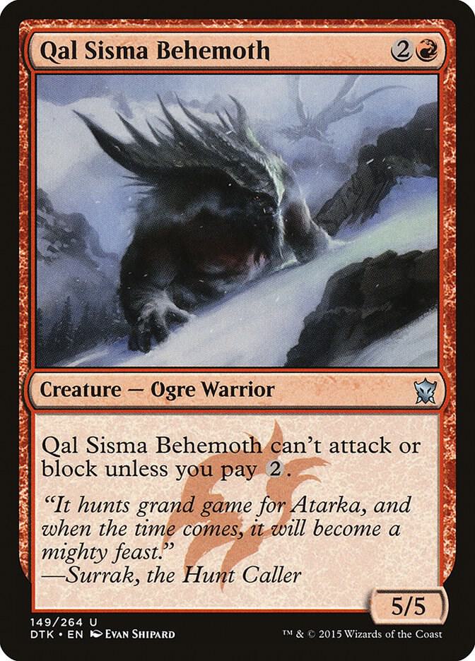Qal Sisma Behemoth (149) [Dragons of Tarkir]