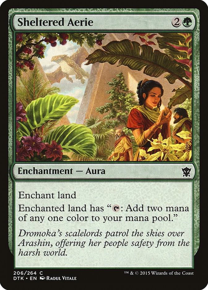 Sheltered Aerie (206) [Dragons of Tarkir]