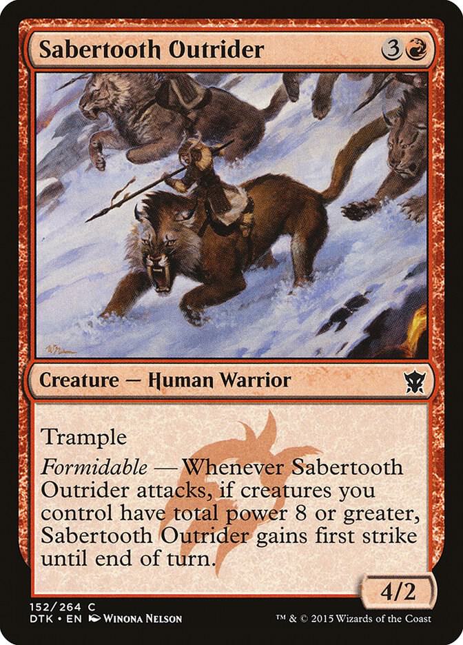 Sabertooth Outrider (152) [Dragons of Tarkir]